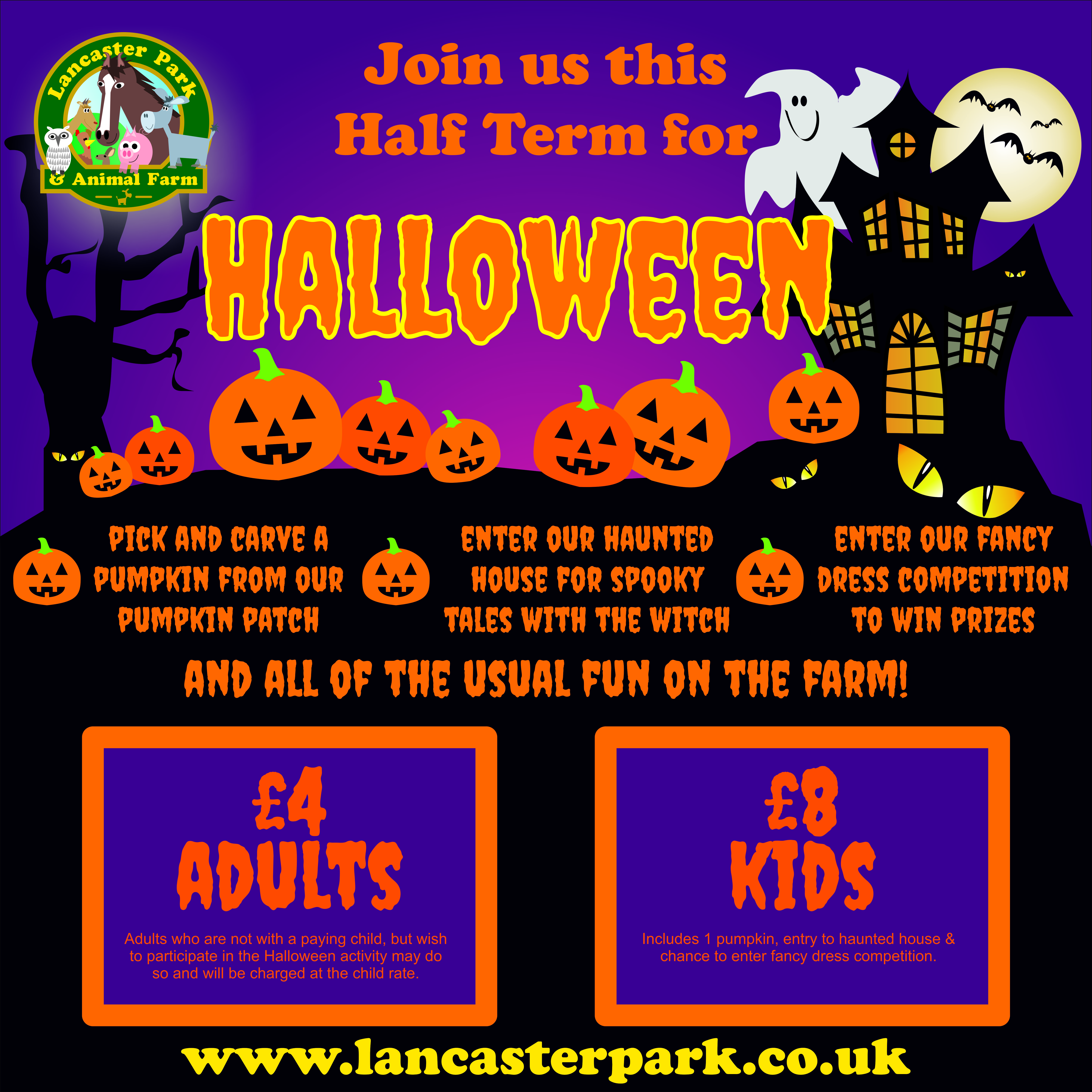 Halloween Fun! Lancaster Park and Animal Farm